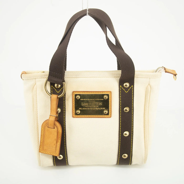 Louis Vuitton Beige Antigua Cabas PM #2403 by Bolt Boutique