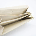 Louis Vuitton Beige Monogram Mini lin Portefeuille Sarah Wallet #2283 by Bolt Boutique