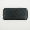 Louis Vuitton Black Damier Infini Vertical Zippy Wallet #2630