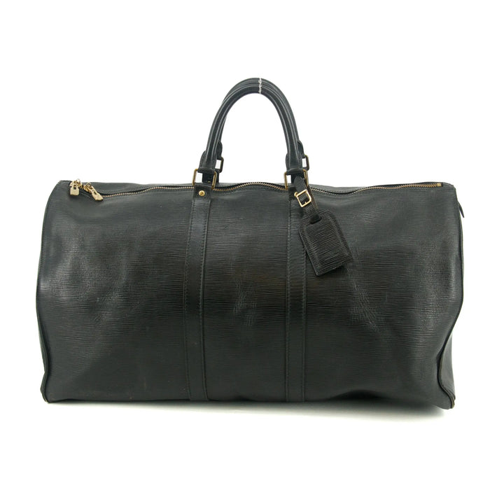 Louis Vuitton Black Epi Keepall 55 #2411 by Bolt Boutique