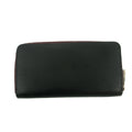 Louis Vuitton Black Epi Zippy Long Wallet w/ Magenta Interior #3080 by Bolt Boutique
