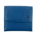 Louis Vuitton Blue Epi Leather Elise Wallet #3829 by Bolt Boutique