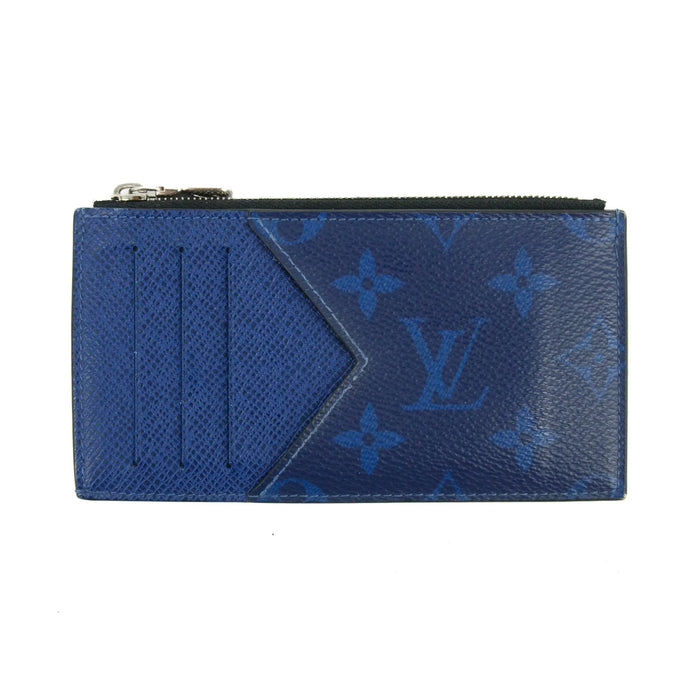 Louis Vuitton Blue Taigarama Card Case #2951 by Bolt Boutique