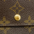 Louis Vuitton Brown Monogram Canvas Porte Tresor Etui Papiers Wallet #3049 by Bolt Boutique