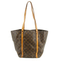 Louis Vuitton Brown Monogram Canvas Sac Shopping Tote 48 #2830 by Bolt Boutique
