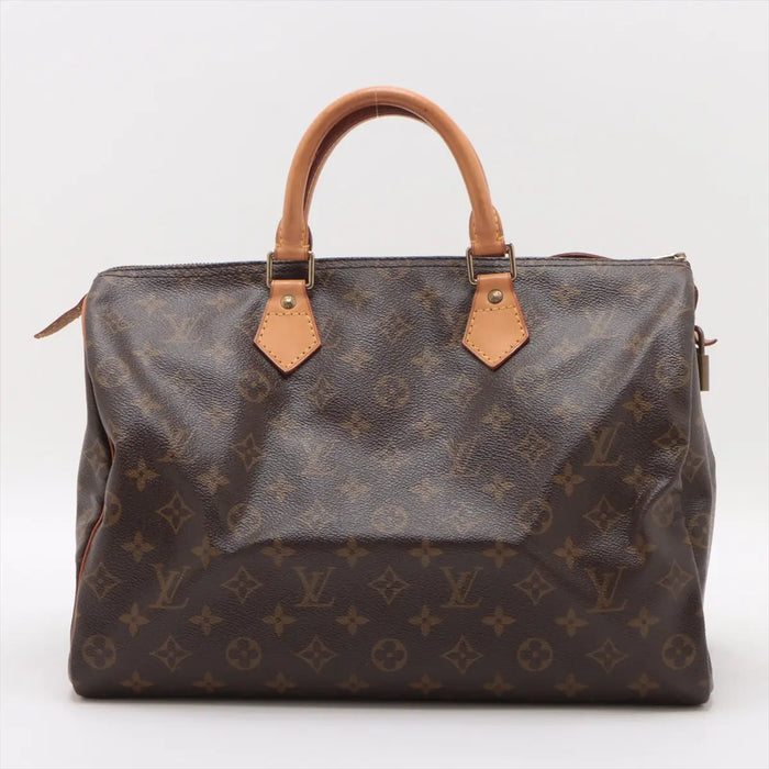 Louis Vuitton Brown Monogram Speedy 35 M41524 SP0964 #1727 by Bolt Boutique