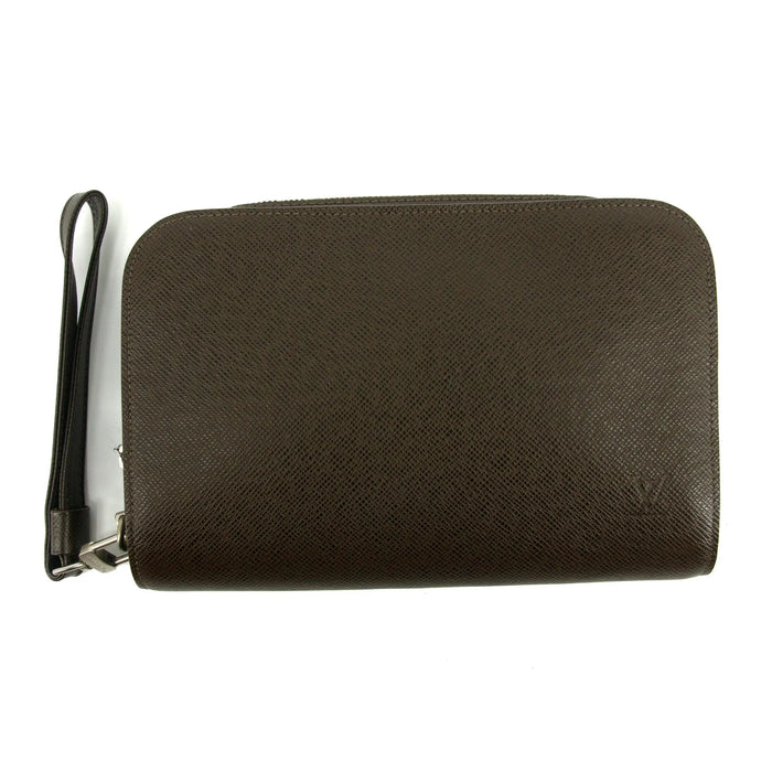 Louis Vuitton Brown Taiga Orsay Clutch #2841 by Bolt Boutique