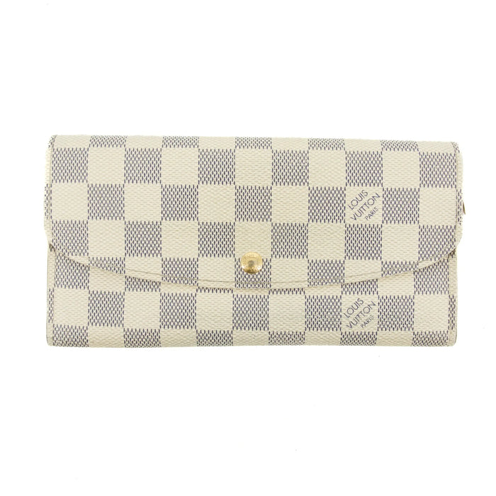 Louis Vuitton Damier Azur Emilie Long Wallet #3830 by Bolt Boutique
