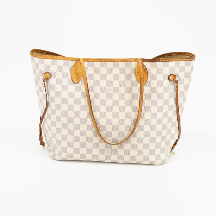 Louis Vuitton Damier Azur Neverfull MM Tote Bag #1679 by Bolt Boutique