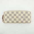 Louis Vuitton Damier Azur Portefeuille Clemence Round Zipper Long Wallet #2642 by Bolt Boutique