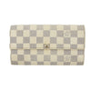 Louis Vuitton Damier Azur Portefeuille Sarah Wallet #3132