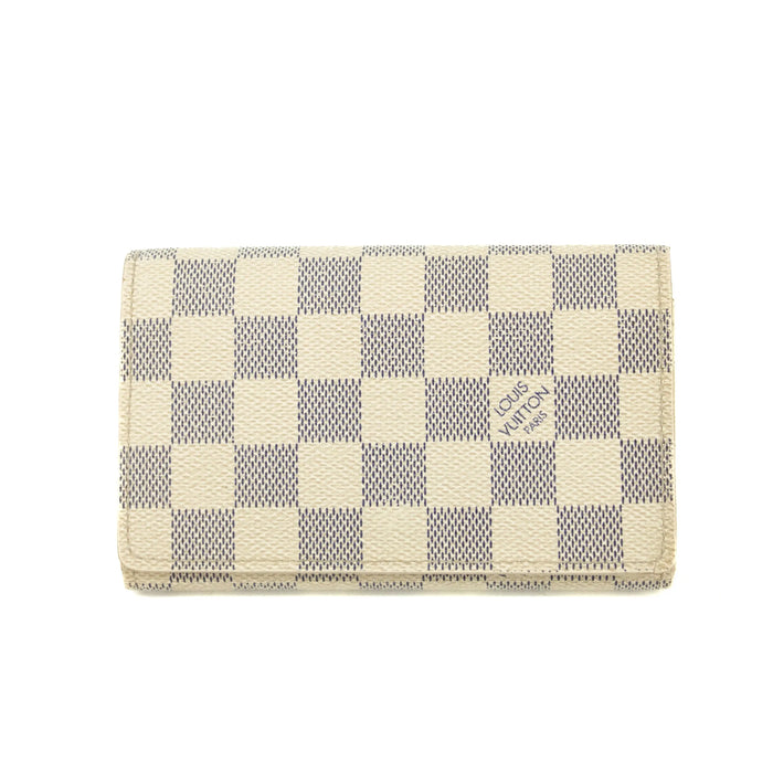 Louis Vuitton Damier Azur White Porte Tresor Wallet #3911 by Bolt Boutique