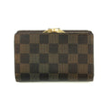 Louis Vuitton Damier Ebene Brown Bifold Kisslock Wallet #3912 by Bolt Boutique