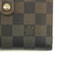 Louis Vuitton Damier Ebene Brown Bifold Kisslock Wallet #3912 by Bolt Boutique