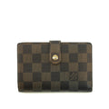 Louis Vuitton Damier Ebene Brown Bifold Kisslock Wallet #3912 by Bolt Boutique
