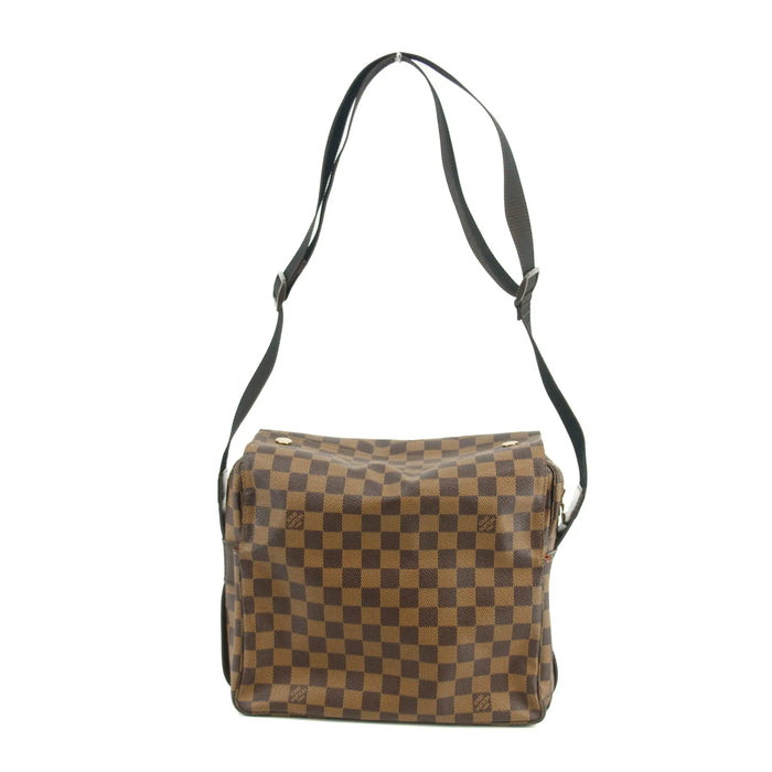 Louis Vuitton Damier Ebene Brown Naviglio Shoulder Bag #3418 by Bolt Boutique