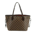 Louis Vuitton Damier Ebene Brown Neverfull PM Shoulder Bag #3331 by Bolt Boutique