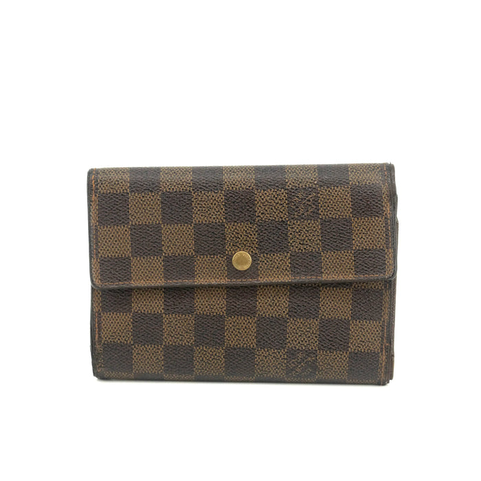 Louis Vuitton Damier Ebene Brown Trifold Wallet #3695 by Bolt Boutique