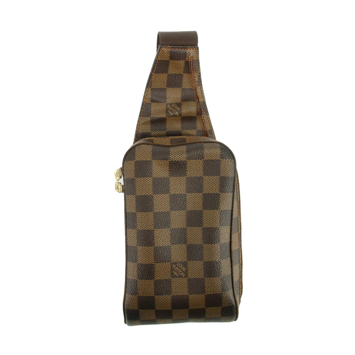 Louis Vuitton Damier Ebene Canvas Geronimos Belt Bag #3047 by Bolt Boutique