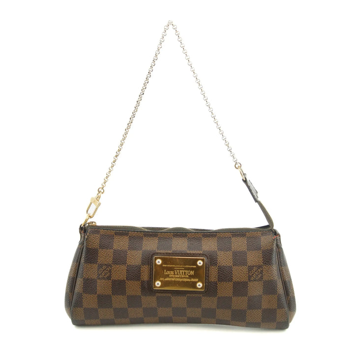 Louis Vuitton Damier Ebene Eva Pochette Shoulder Bag #2733 by Bolt Boutique