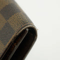 Louis Vuitton Damier Ebene International Long Wallet Brown #3496 by Bolt Boutique
