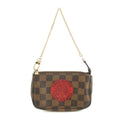 Louis Vuitton Damier Ebene Mini Pochette Accessories Clutch Bag #3333 by Bolt Boutique