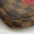 Louis Vuitton Damier Ebene Mini Pochette Accessories Clutch Bag #3333 by Bolt Boutique