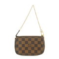 Louis Vuitton Damier Ebene Mini Pochette Accessories Clutch Bag #3333 by Bolt Boutique