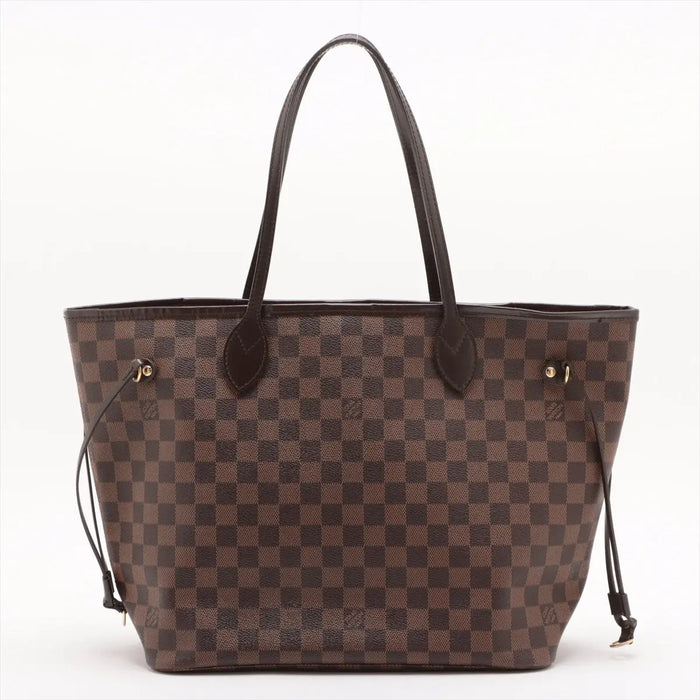 Louis Vuitton Damier Ebene Neverfull MM Shoulder Bag #2909 by Bolt Boutique