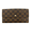 Louis Vuitton Damier Ebene Sarah Wallet Brown #3436
