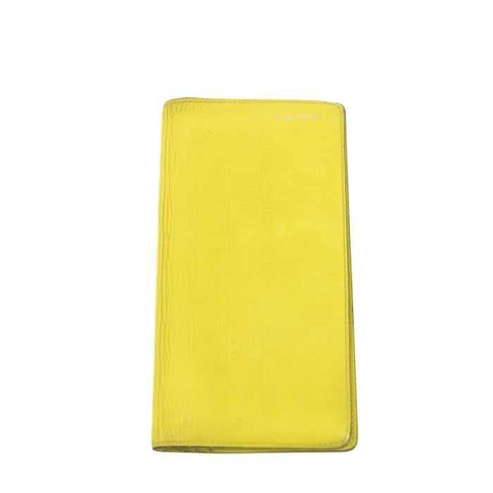 Louis Vuitton Damier Infini Yellow Bifold Long Wallet #3934 by Bolt Boutique