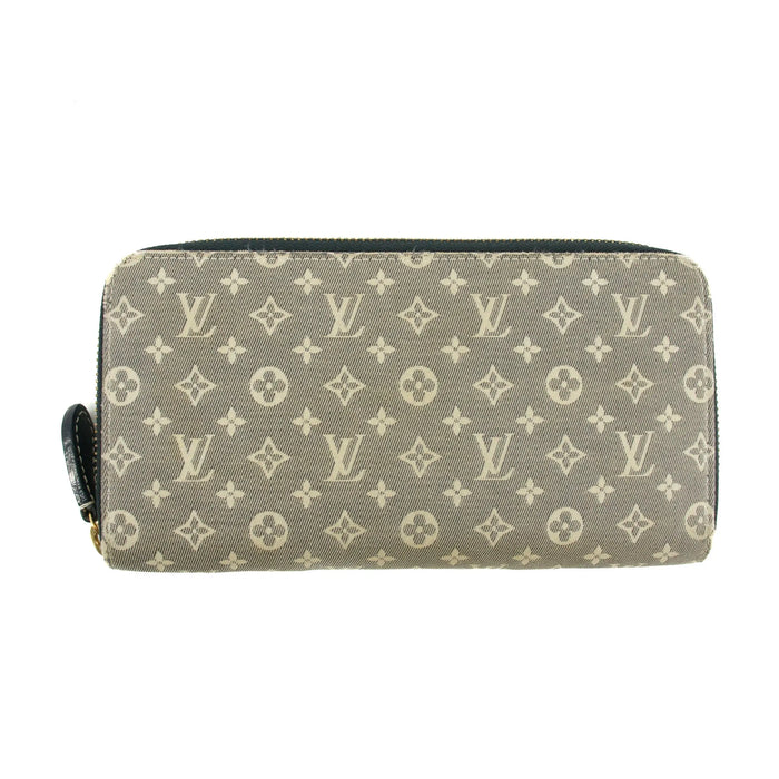 Louis Vuitton Encre Monogram Idylle Canvas Zippy Wallet Blue #3093 by Bolt Boutique