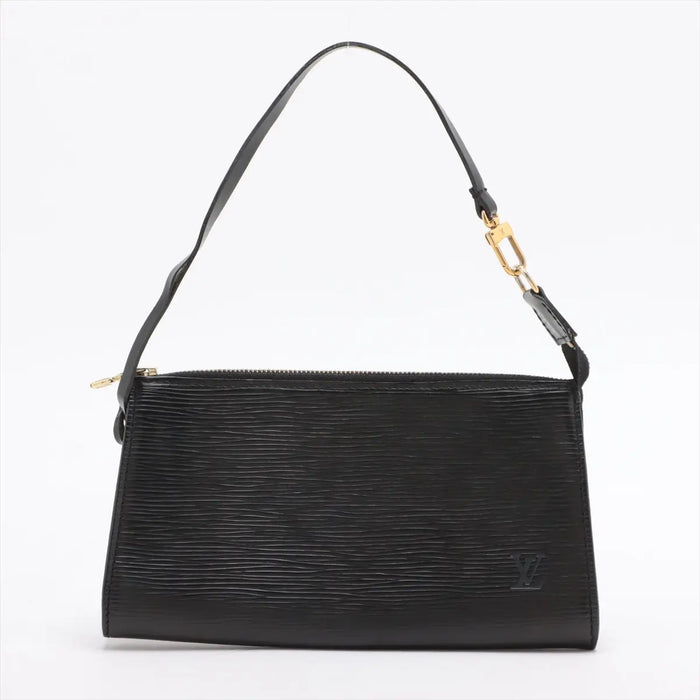 Louis Vuitton Epi Leather Black Pochette Accessories Shoulder Bag #3277 by Bolt Boutique
