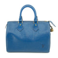 Louis Vuitton Epi Leather Speedy 25 Blue Handbag #2840 by Bolt Boutique