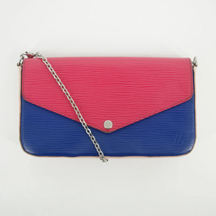Louis Vuitton Epi Tricolor Felicie Wallet on Chain #3067 by Bolt Boutique