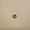Louis Vuitton Greige Leather Portefeuille Lock Mini Compact Wallet #2655 by Bolt Boutique