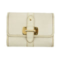 Louis Vuitton Ivory Suhali Le Somptueux Leather Trifold Wallet #3129 by Bolt Boutique