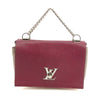 Louis Vuitton Leather Lockme II BB 2Way Shoulder Bag Purple #3443