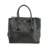 Louis Vuitton Monogram Canvas Alma PM Brown Tote Bag #Prada Glaze Calf Black City Twin Pocket Tote Bag -#3340