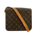 Louis Vuitton Monogram Canvas Brown Cartouchiere MM Shoulder Bag #3464 by Bolt Boutique