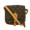Louis Vuitton Monogram Canvas Brown Cartouchiere PM Crossbody Bag #3326