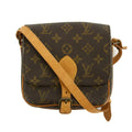 Louis Vuitton Monogram Canvas Brown Cartouchiere PM Crossbody Bag #3326 by Bolt Boutique