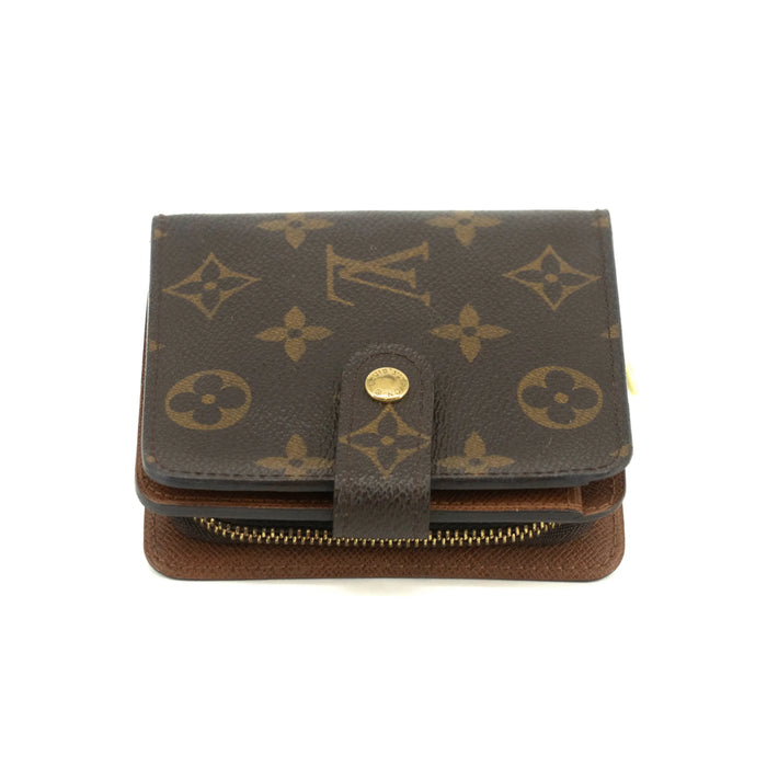 Louis Vuitton Monogram Canvas Brown Compact Wallet #3699 by Bolt Boutique