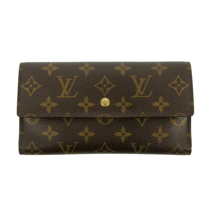 Louis Vuitton Monogram Canvas Brown International Long Wallet #3501 by Bolt Boutique