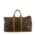 Louis Vuitton Monogram Canvas Brown Keepall 50 Boston Bag #4680 by Bolt Boutique