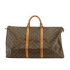 Louis Vuitton Monogram Canvas Brown Keepall 60 Bandouliere Boston Bag #3456