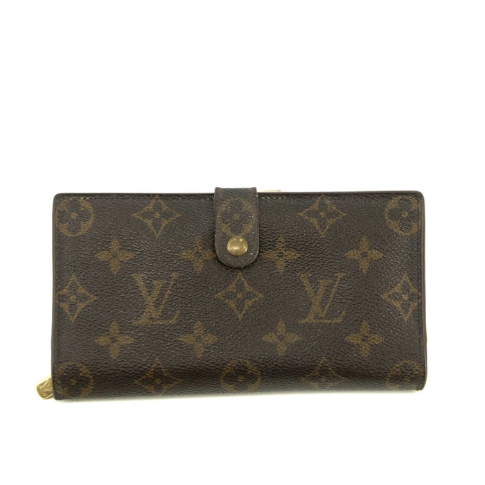 Louis Vuitton Monogram Canvas Brown Kisslock Wallet #3909 by Bolt Boutique