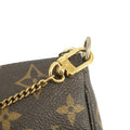 Louis Vuitton Monogram Canvas Brown Mini Pochette Accessories Clutch #4753 by Bolt Boutique