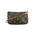 Louis Vuitton Monogram Canvas Brown Mini Pochette Accessories Clutch #4753 by Bolt Boutique