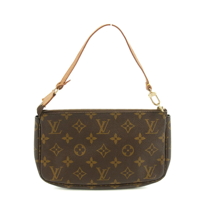 Louis Vuitton Monogram Canvas Brown Pochette Accessories Shoulder Bag #3462 by Bolt Boutique